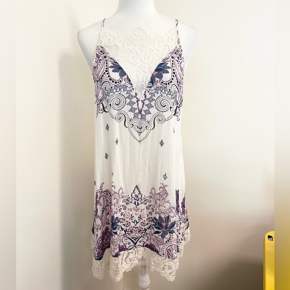 Gorgeous Intimately Free People lace inset slip dress! - Picture 4 of 13